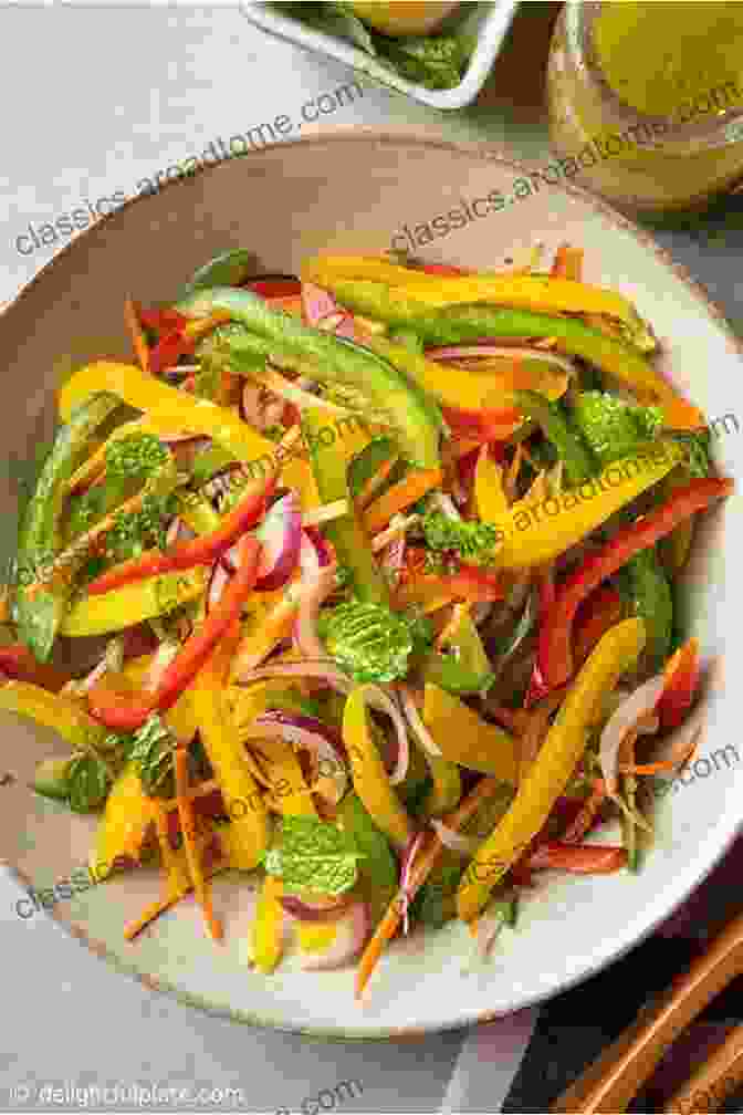 A Colorful And Delicious Bell Pepper Salad With A Variety Of Dressings And Toppings 365 Bell Pepper Salad Recipes: Welcome To Bell Pepper Salad Cookbook