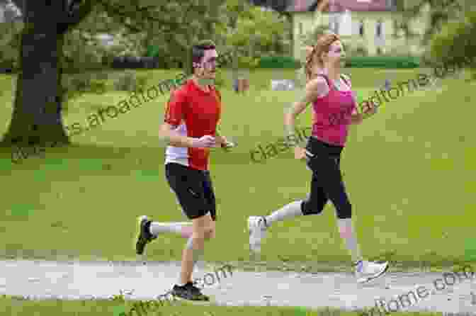 A Couple Enjoying A Morning Jog In A Park. Walking And Jogging For Health And Wellness (Cengage Learning Activity Series)