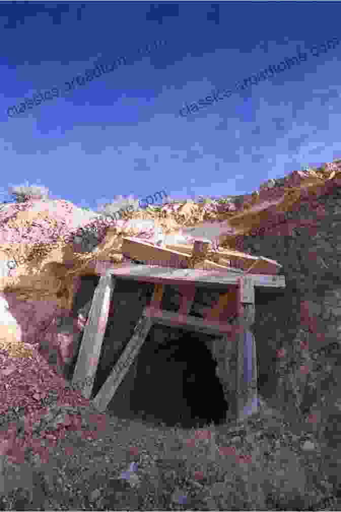 A Desolate And Abandoned Mine Entrance, Overgrown With Vines And Casting An Eerie Glow The Bonanza Trail: Ghost Trails And Mining Camps Of The West