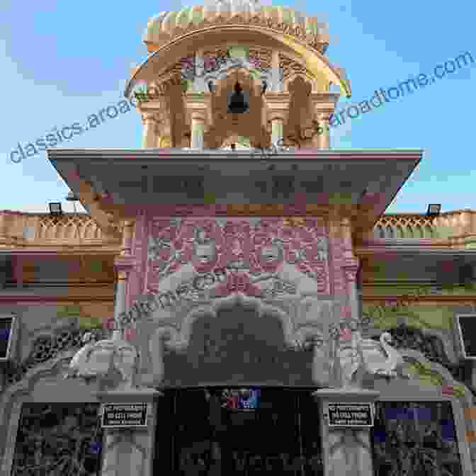 A Grand Gaudiya Vaishnava Temple With Intricate Carvings And A Towering Spire, Surrounded By Lush Greenery. Nitai Karuna Sindhu (Lord Nityananda An Ocean Of Mercy): From The Owners Of The Gaudiya Treasures Of Bengal