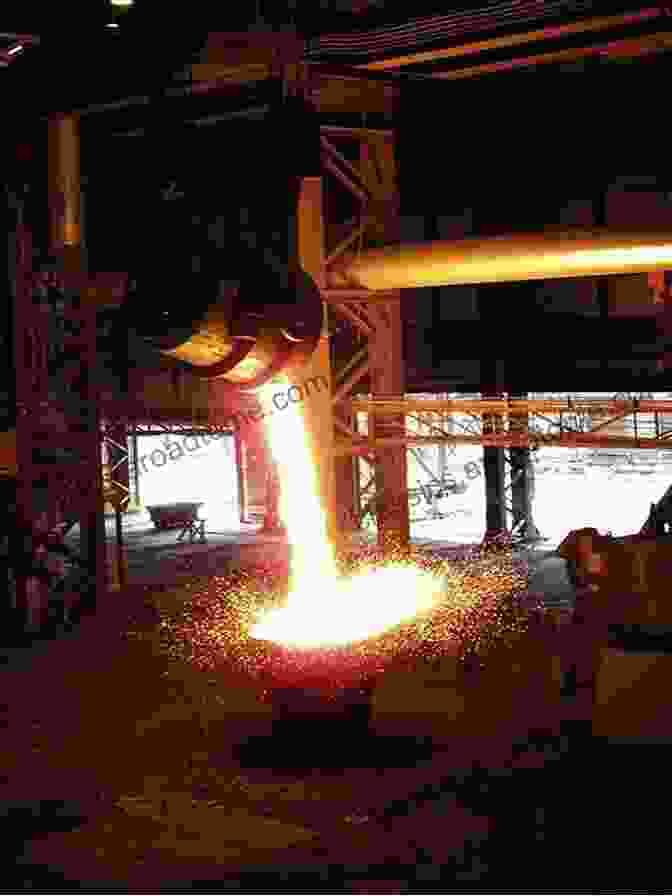 A Panoramic View Of A Steel Mill, Showcasing Molten Steel Being Poured How Things Are Made: From Automobiles To Zippers