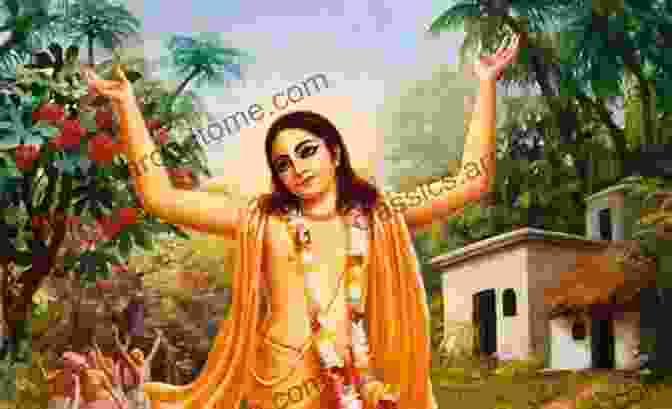 A Portrait Of Sri Chaitanya Mahaprabhu, The Founder Of Gaudiya Vaishnavism. Nitai Karuna Sindhu (Lord Nityananda An Ocean Of Mercy): From The Owners Of The Gaudiya Treasures Of Bengal