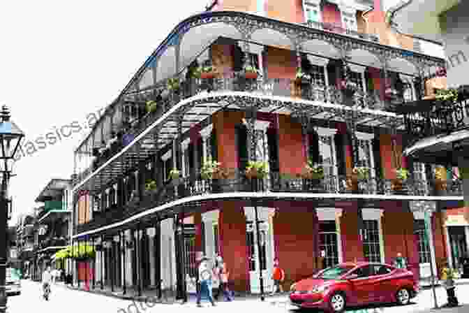 A Shadowy Street In The French Quarter Of New Orleans. Hidden History Of New Orleans