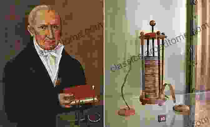 Alessandro Volta Holding A Primitive Battery The European Edisons: Volta Tesla And Tigerstedt