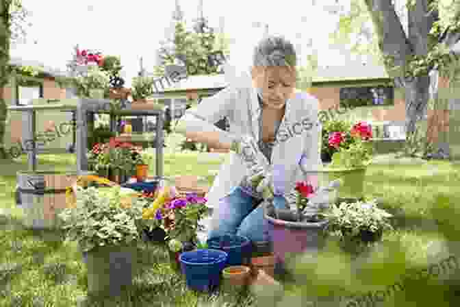 Image Of A Horticulture Student Tending To Plants In A Garden Land Surveying And Levelling Engineering: A Practical Guide For Students Pursuing B Sc (H) Fisheries / Agriculture / Horticulture Diploma / B Tech In Agricultural Engineering