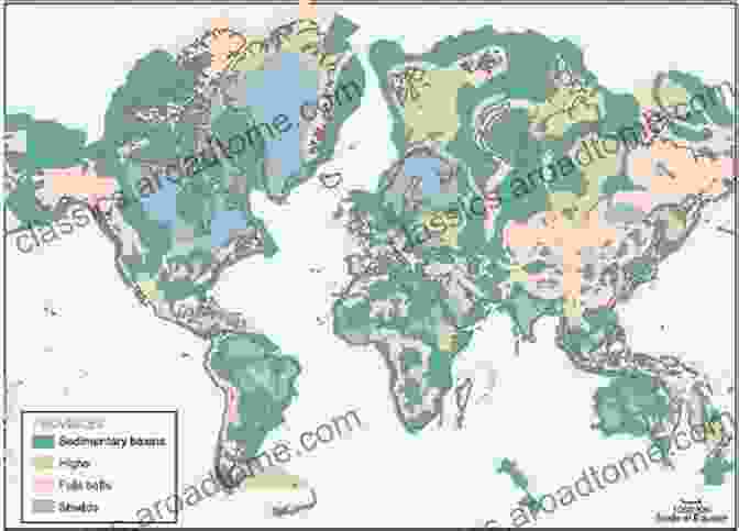 Image Of A Map Showing The Distribution Of Sedimentary Basins Around The World Stratigraphy: A Modern Synthesis Andrew D Miall