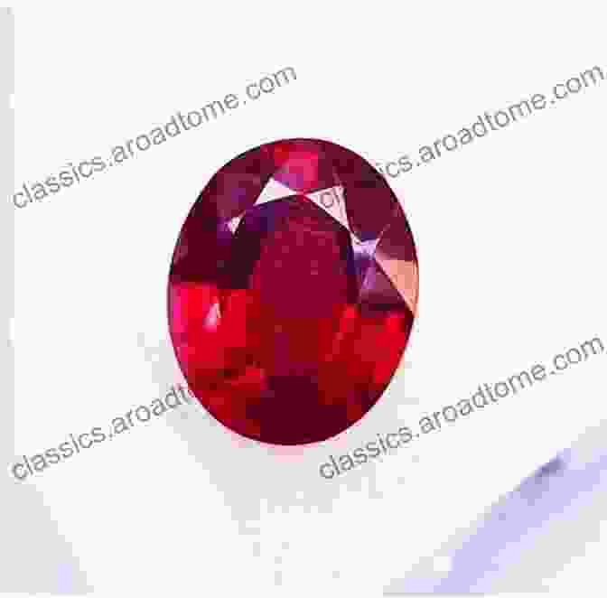 Red Garnet Gemstone With Intricate Carvings A Guide To Birthstones A Collection Of Historical Articles On The Gemstones Linked To Astrology