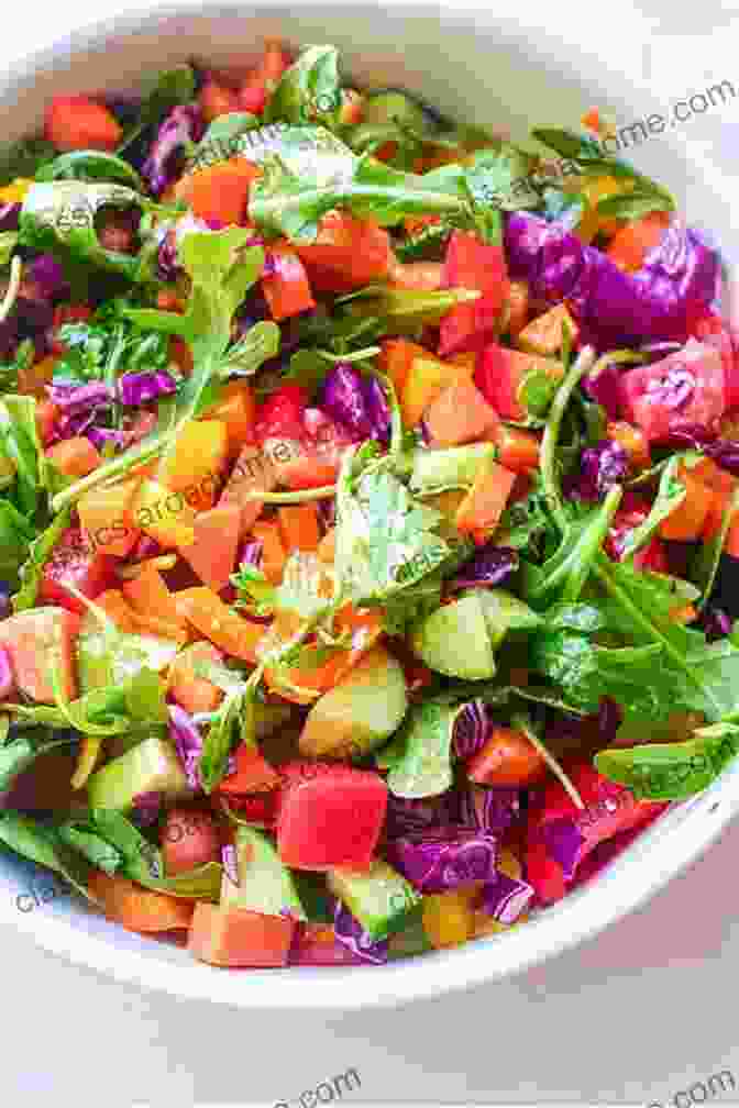 Vibrant Rainbow Salad Ani S Raw Food Kitchen: Easy Delectable Living Foods Recipes