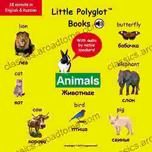 Animals: Bilingual Russian And English Vocabulary Picture (with Audio By Native Speakers )